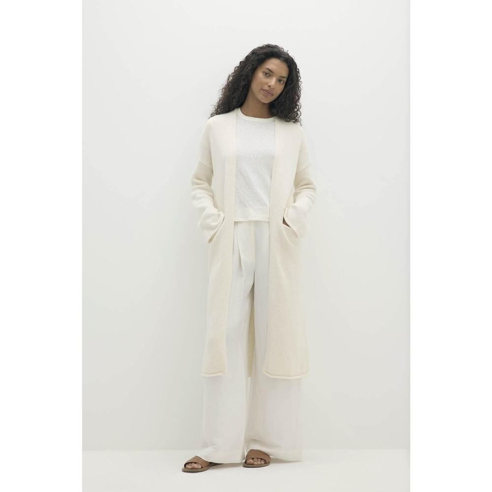 NakedCashmere HARRIET LONGLINE CASHMERE blend CARDIGAN M